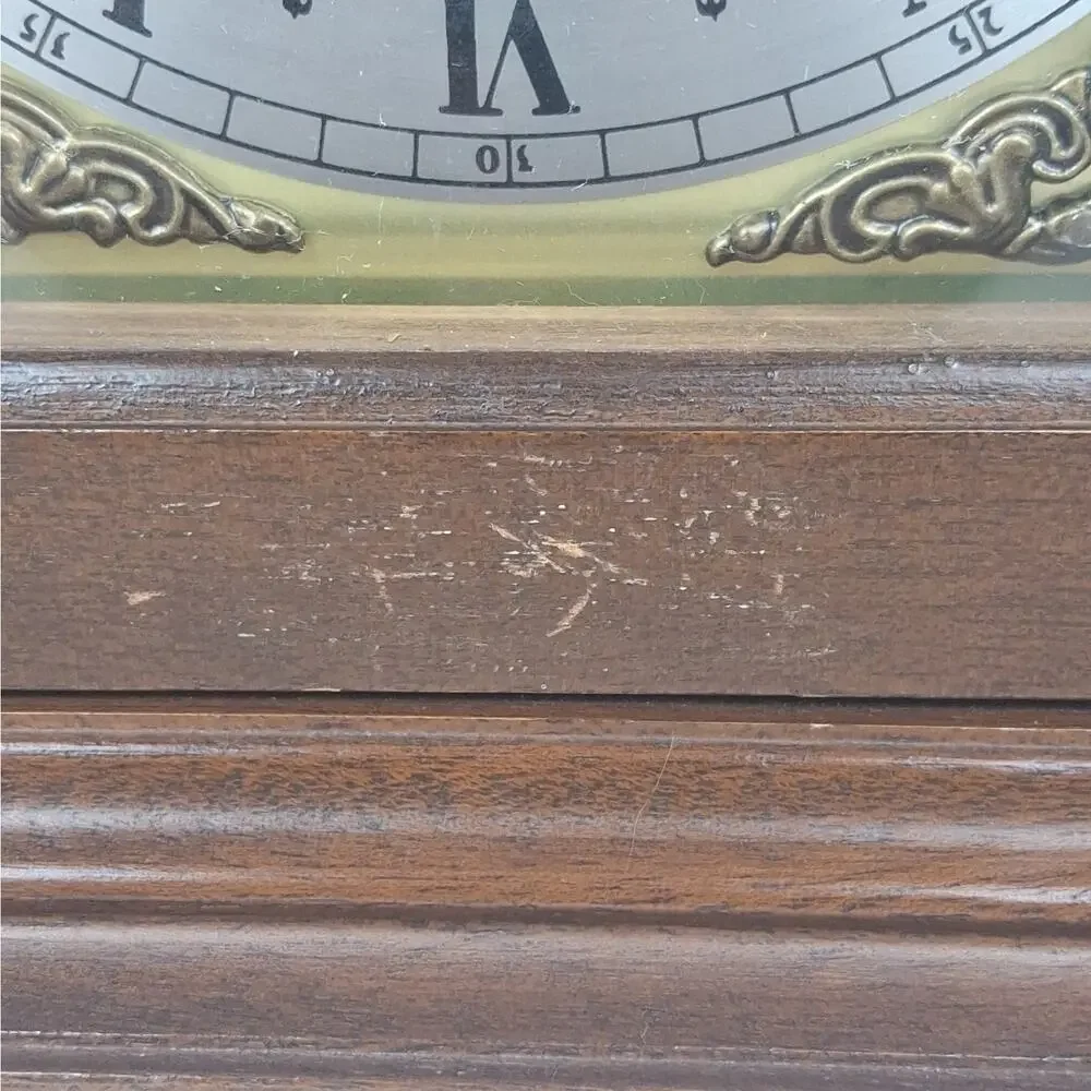 Vintage Seth Thomas Legacy 3W Mantel Clock Model 1314 German Movement Chime